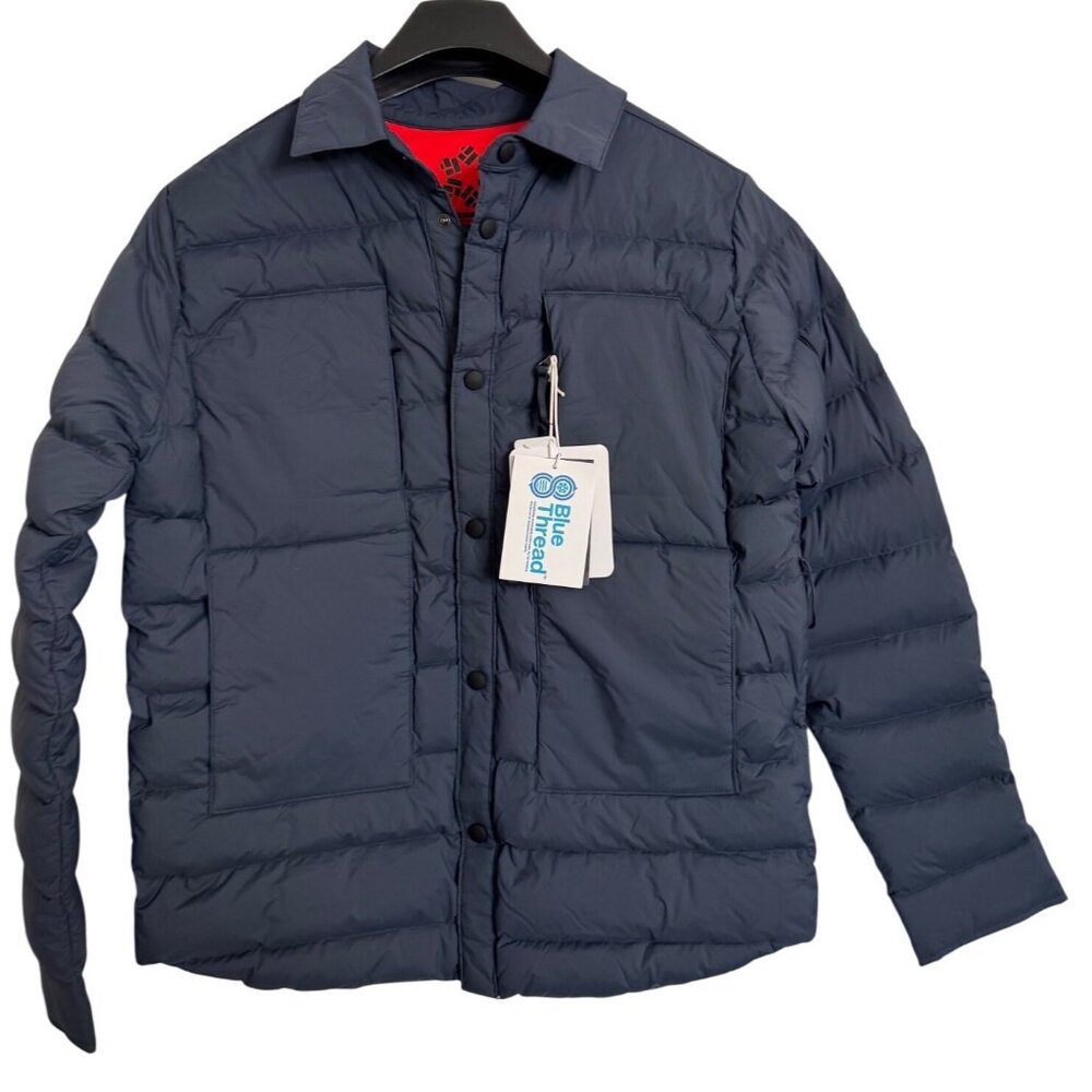 Obermeyer Explorer Size Small Men’s 600 Down Fill NWT $249 Blue Shirt Jacket